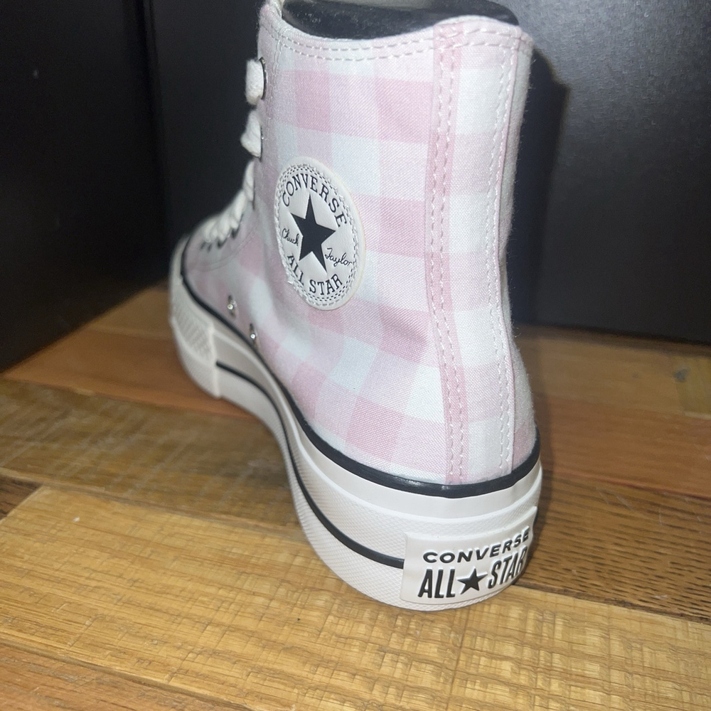 Converse Women's Chuck Taylor All Star Lift Platform Gingham A13663C - Picture 7 of 7